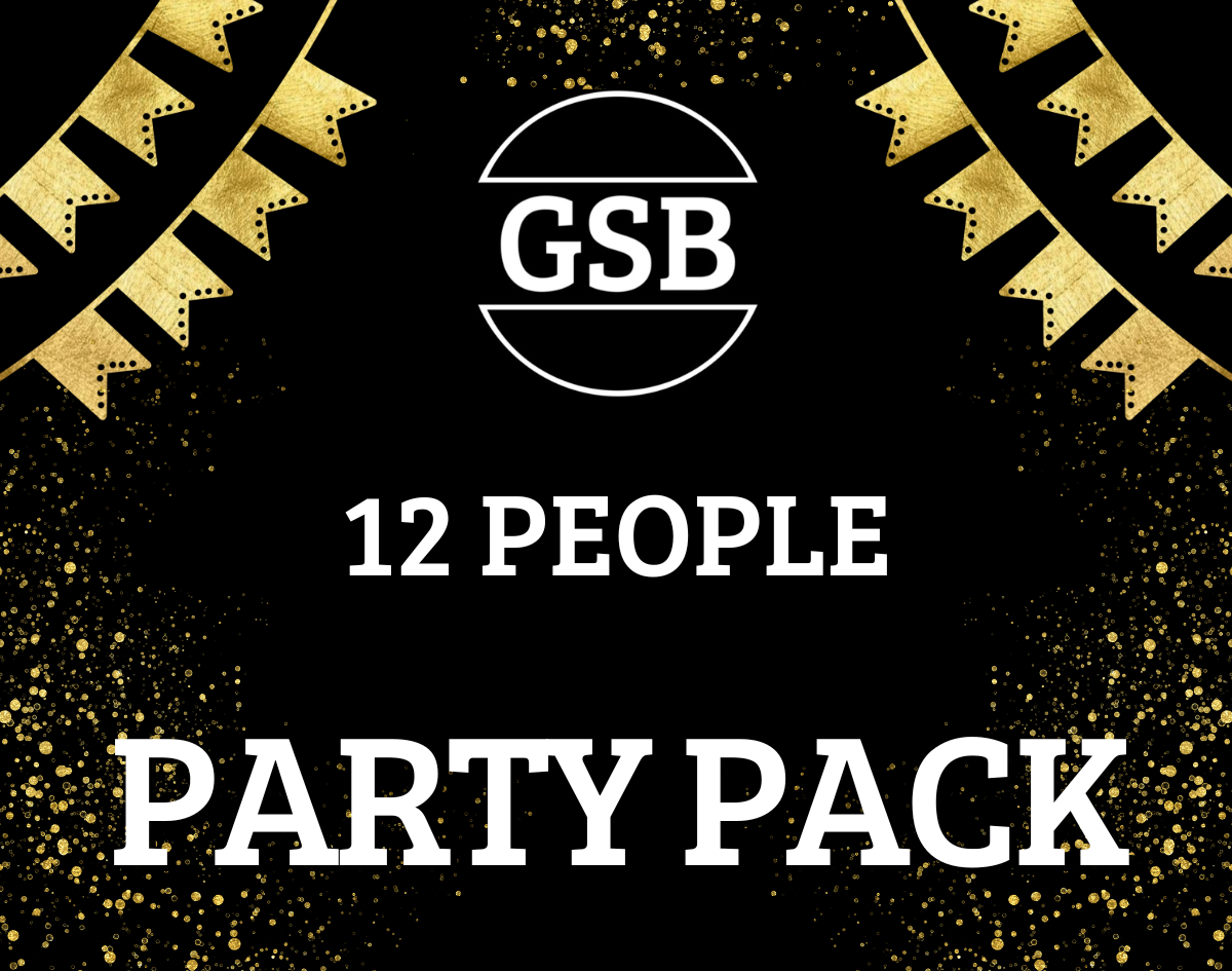 12 PERSON PARTY PACK - $22.10 per person